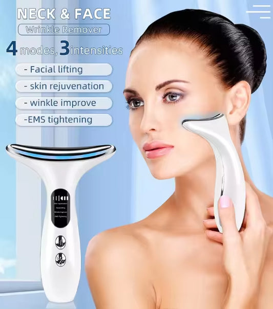 Portable Face Lifting Massager Neck Beauty Instrument Massage Neck Double Chin Reducer Remover Machine